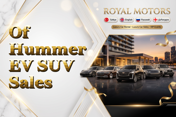 Of Hummer EV SUV Sales