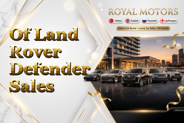 Of Land Rover Defender Sales