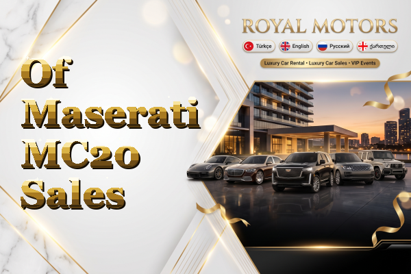 Of Maserati MC20 Sales