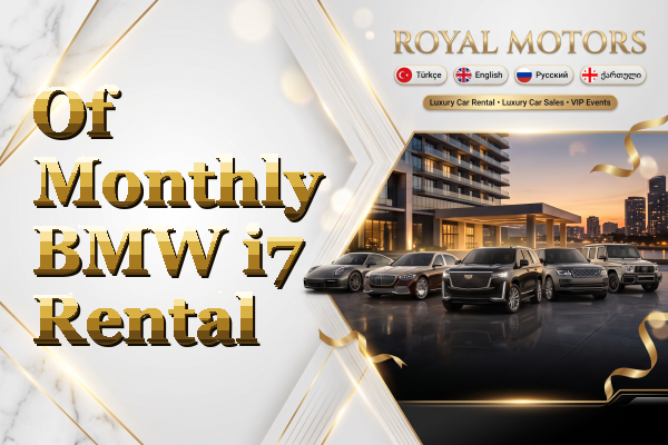 Of Monthly BMW i7 Rental