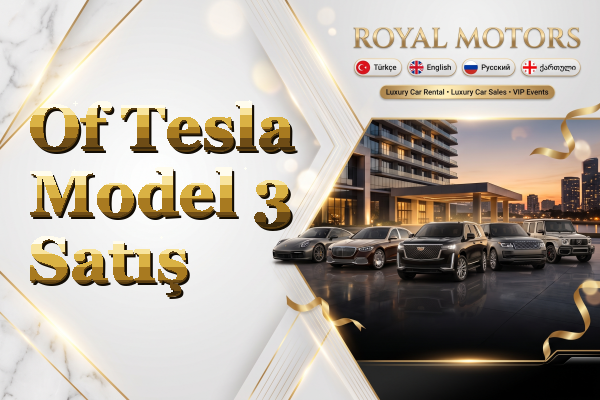 Of Tesla Model 3 Satış