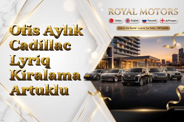 Ofis Aylık Cadillac Lyriq Kiralama - Artuklu