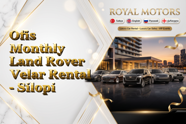Ofis Monthly Land Rover Velar Rental - Silopi