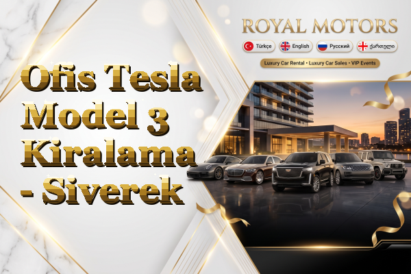 Ofis Tesla Model 3 Kiralama - Siverek