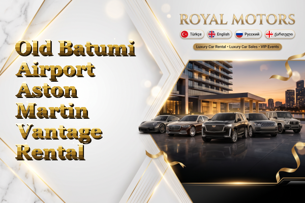 Old Batumi Airport Aston Martin Vantage Rental