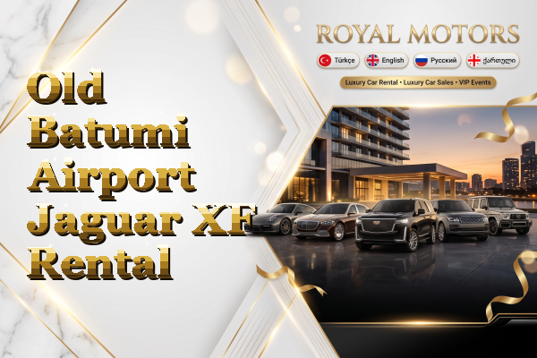 Old Batumi Airport Jaguar XF Rental