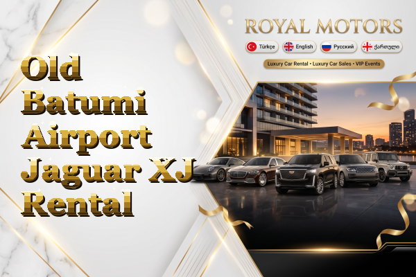 Old Batumi Airport Jaguar XJ Rental