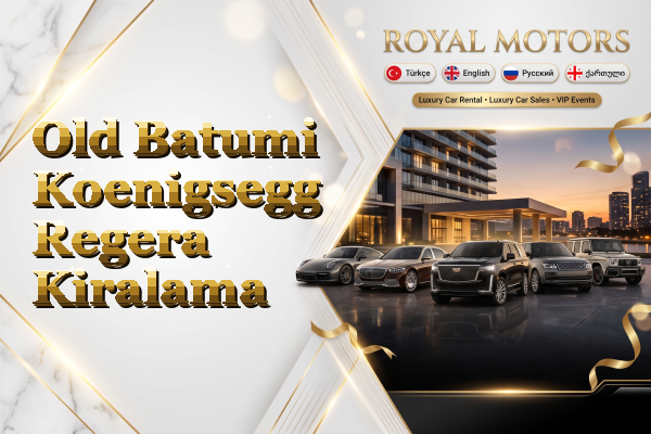 Old Batumi Koenigsegg Regera Kiralama
