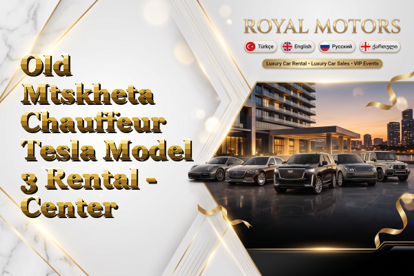 Old Mtskheta Chauffeur Tesla Model 3 Rental - Center