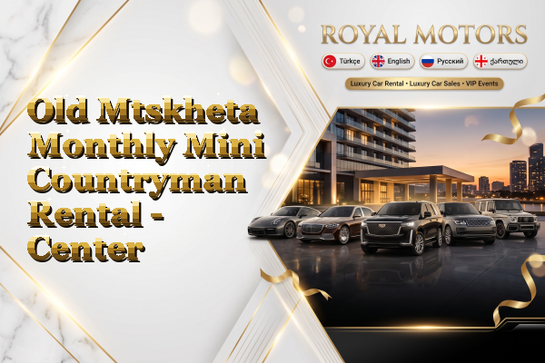 Old Mtskheta Monthly Mini Countryman Rental - Center