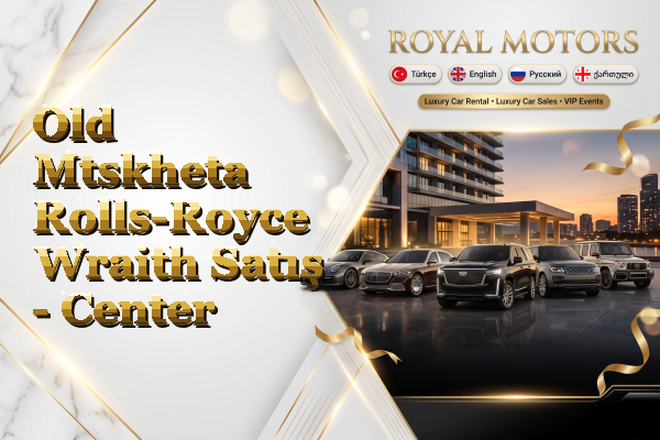 Old Mtskheta Rolls-Royce Wraith Satış - Center