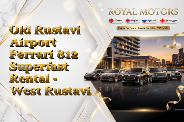 Old Rustavi Airport Ferrari 812 Superfast Rental - West Rustavi