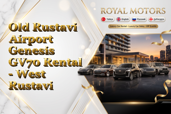 Old Rustavi Airport Genesis GV70 Rental - West Rustavi