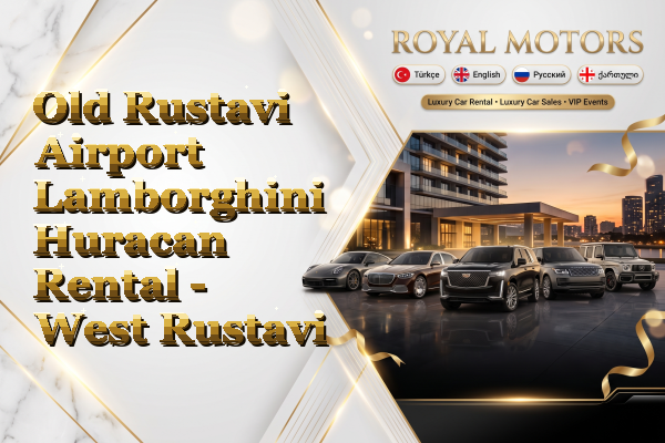 Old Rustavi Airport Lamborghini Huracan Rental - West Rustavi