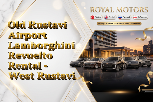 Old Rustavi Airport Lamborghini Revuelto Rental - West Rustavi