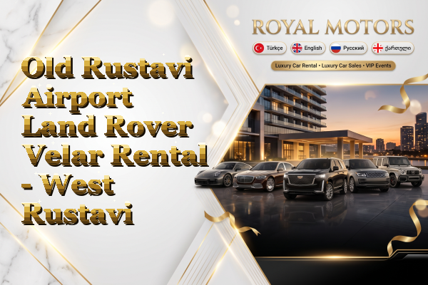 Old Rustavi Airport Land Rover Velar Rental - West Rustavi