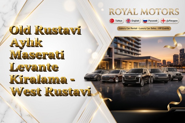 Old Rustavi Aylık Maserati Levante Kiralama - West Rustavi