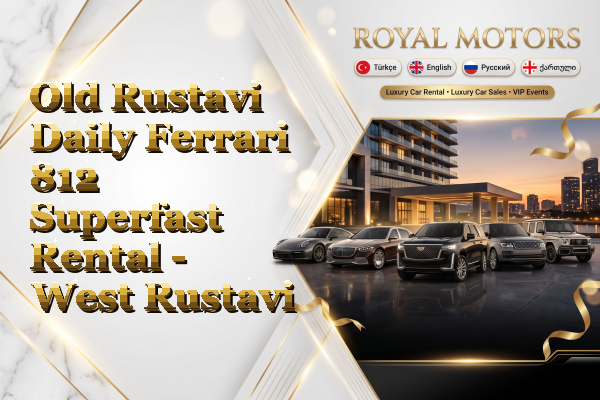 Old Rustavi Daily Ferrari 812 Superfast Rental - West Rustavi