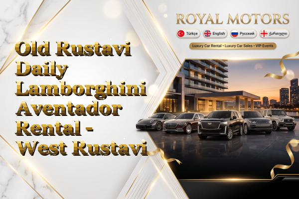 Old Rustavi Daily Lamborghini Aventador Rental - West Rustavi