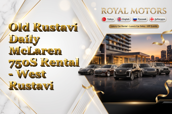 Old Rustavi Daily McLaren 750S Rental - West Rustavi