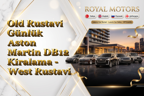 Old Rustavi Günlük Aston Martin DB12 Kiralama - West Rustavi