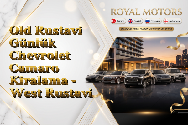 Old Rustavi Günlük Chevrolet Camaro Kiralama - West Rustavi
