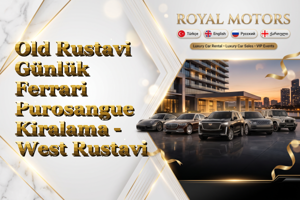 Old Rustavi Günlük Ferrari Purosangue Kiralama - West Rustavi