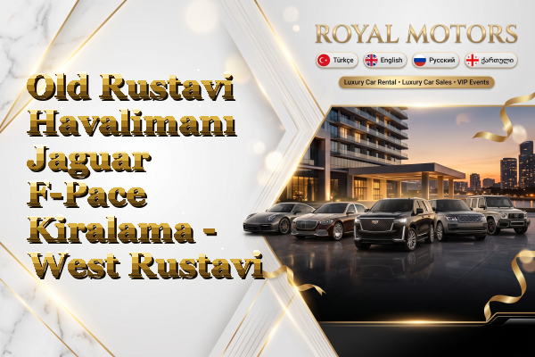 Old Rustavi Havalimanı Jaguar F-Pace Kiralama - West Rustavi