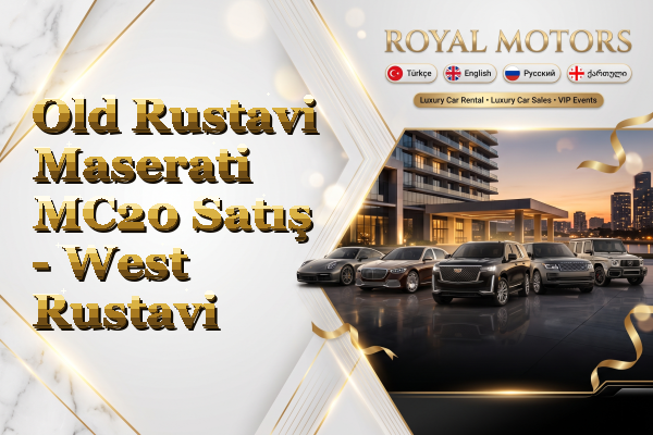 Old Rustavi Maserati MC20 Satış - West Rustavi
