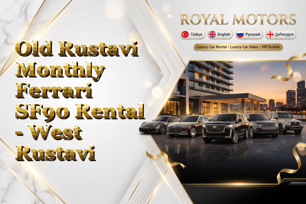 Old Rustavi Monthly Ferrari SF90 Rental - West Rustavi