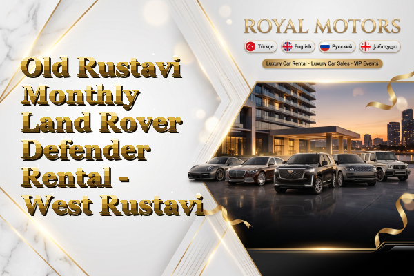 Old Rustavi Monthly Land Rover Defender Rental - West Rustavi