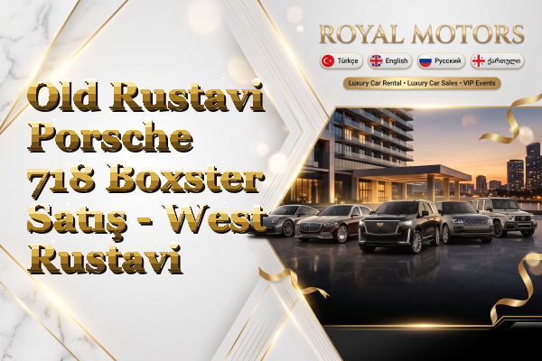 Old Rustavi Porsche 718 Boxster Satış - West Rustavi