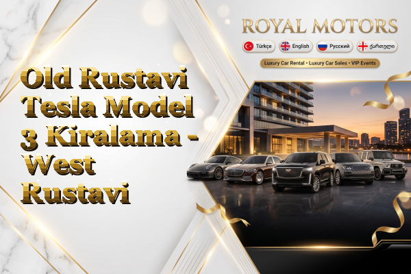 Old Rustavi Tesla Model 3 Kiralama - West Rustavi