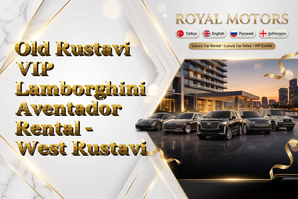Old Rustavi VIP Lamborghini Aventador Rental - West Rustavi