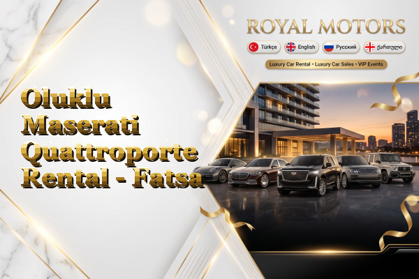 Oluklu Maserati Quattroporte Rental - Fatsa
