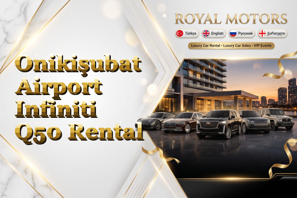 Onikişubat Airport Infiniti Q50 Rental