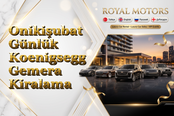 Onikişubat Günlük Koenigsegg Gemera Kiralama
