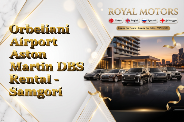 Orbeliani Airport Aston Martin DBS Rental - Samgori