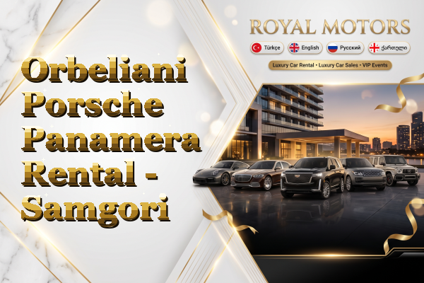 Orbeliani Porsche Panamera Rental - Samgori