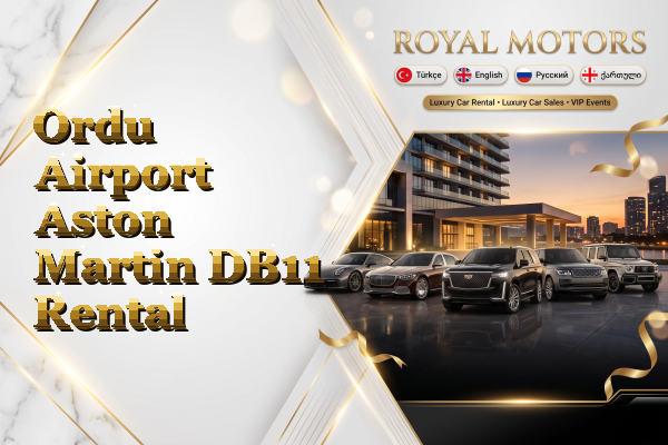 Ordu Airport Aston Martin DB11 Rental