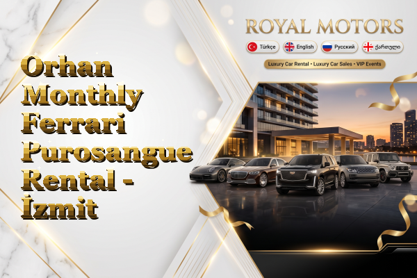 Orhan Monthly Ferrari Purosangue Rental - İzmit