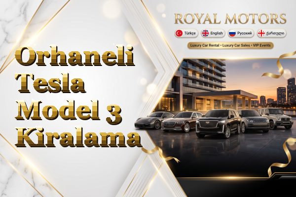 Orhaneli Tesla Model 3 Kiralama