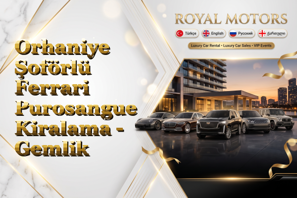 Orhaniye Şoförlü Ferrari Purosangue Kiralama - Gemlik