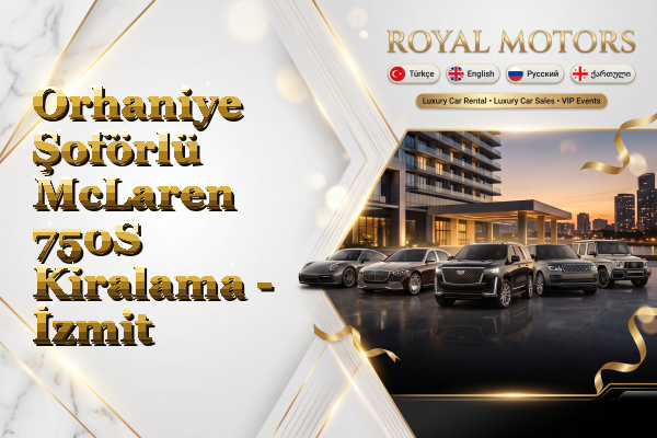 Orhaniye Şoförlü McLaren 750S Kiralama - İzmit