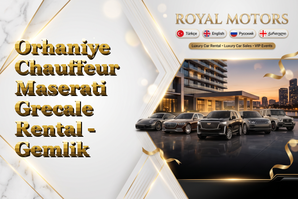 Orhaniye Chauffeur Maserati Grecale Rental - Gemlik
