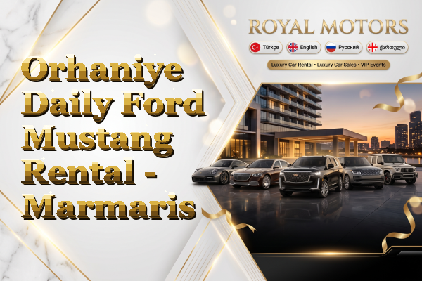 Orhaniye Daily Ford Mustang Rental - Marmaris