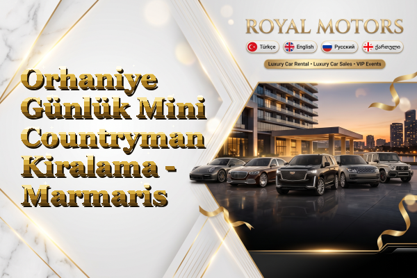 Orhaniye Günlük Mini Countryman Kiralama - Marmaris