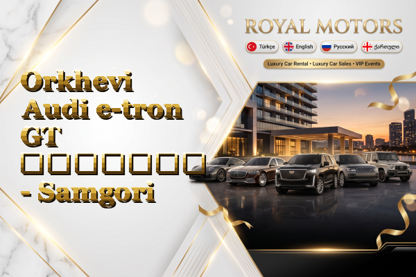 Orkhevi Audi e-tron GT გაყიდვა - Samgori