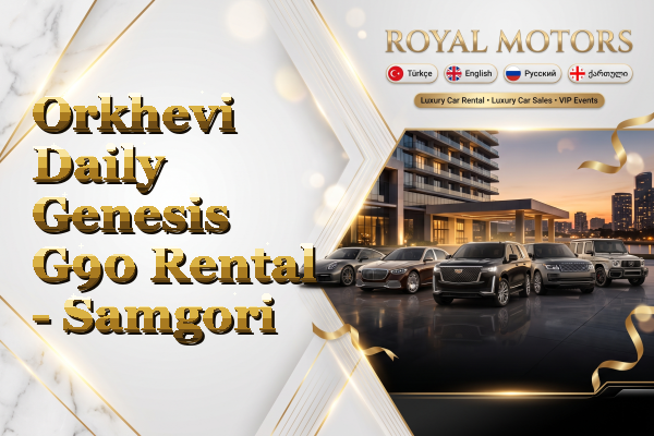 Orkhevi Daily Genesis G90 Rental - Samgori