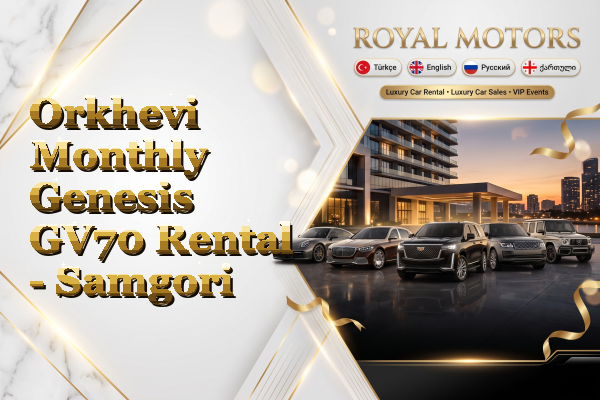 Orkhevi Monthly Genesis GV70 Rental - Samgori